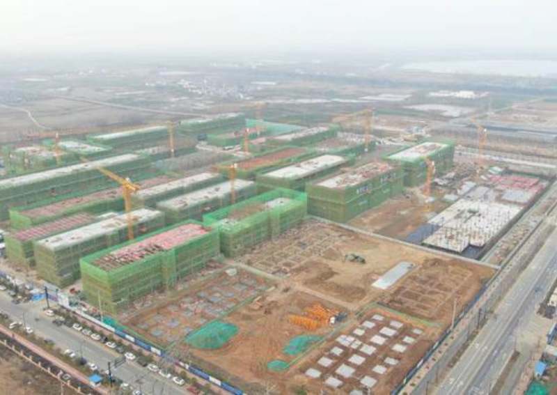 食品產(chǎn)業(yè)園一期啟動區(qū)項(xiàng)目已完成，總建筑面積16.6萬平米